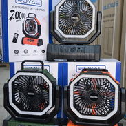 Ventilador de camping - 50 usd Batería 20000 mAh. 💥50 usd con 🚘 incluído - Img 55029404