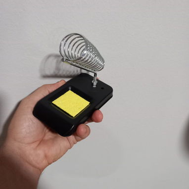Cautín . Soldador eléctrico de 30W con bomba de succión de vacío/ Base portable para soldador - Img 115210632