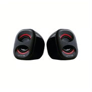 Parlantes Unno Tekno Brazza USB Estéreo 2.0 6W Sonido Balanceado Graves Mejorados Conexión 3.5mm Para PC - Img 53776661