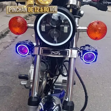 ‼️PANTALLAS LED DE ALTA DENCIDAD CON OJOS DE ANGEL (12 a 80 Vol)‼️ Dale un giro total a tu Suzuki o Triciclo‼️💯‼️ - Img 121440680