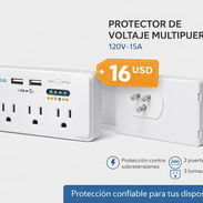 PROTECTOR DE VOLTAJE MULTIPUERTO 120V-15A - Img 54871608