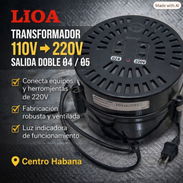 Transformador LIOA 110V → 220V doble salida Ø4/Ø5 - Img 57574933