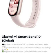 Smart Band 10 Xiaomi sellado a estrenar - Img 57974697