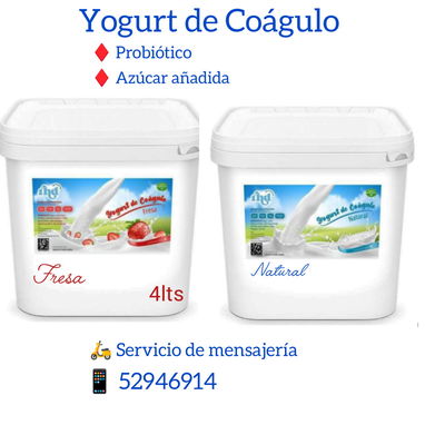 YOGURT Probiótico, cubeta de 4lts, sellado. - Img 123094254