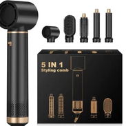 ✨ Secador y moldeador de cabello multifuncional. 💨 Flujo de aire potente para un secado rápid - Img 56470778