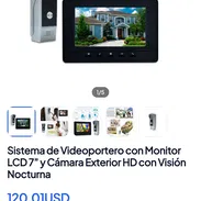 Sistema de Videoportero con Monitor LCD 7" y Cámara Exterior HD con Visión Nocturna - Img 56859932