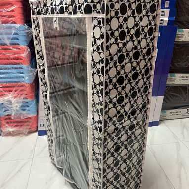 Zapateras de 6 niveles con lona protectora estilo capa. Medidas: 56.5*29*106 cm - Img 106079226