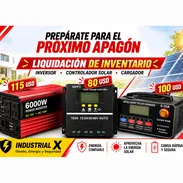 REBAJA!!! Inversor 6000/4000 watts/ Controlador Solar 100A (12V-48V)/ Cargador 20A/30A Inteligente LifePO4/Plomo/AGM/GEL - Img 55047645