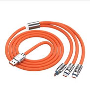 3 en 1 Cable reforzado USB, 120W, 6A, carga rápida - Img 54450535