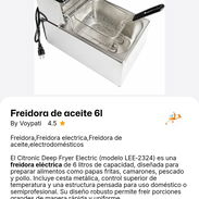 Freidora de aceite 6lt - Img 57869631