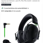 Audífonos Razer BlackShark V2 nuevo en caja - Img 55808368