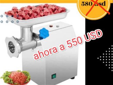 Maquina de moler carne Comercial ,  molino , picadora y Embutidora de Salchichas . - Img main-image-45784760