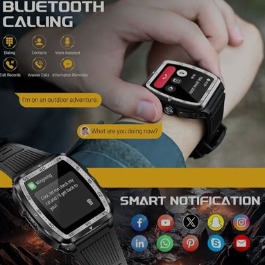 45 USD O AL CAMBIO SMARTWATCH KT83 DE GAMA ALTA RESISTENTE AL AGUA 5ATM VALVULA DE DESCOMPRESIÓN..PANTALLA AMOLED 400MA - Img 123188739