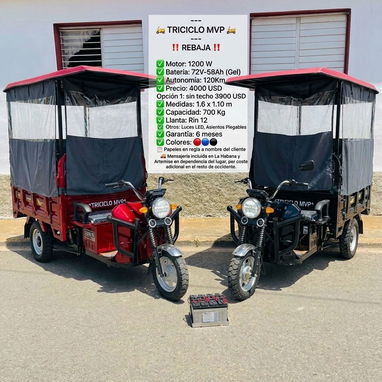 🚨REBAJA DE TRICICLOS ELECTRICOS 🚨 - 2/6