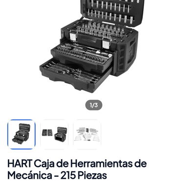 Kit (caja) de herramientas: destornilladores, enchufes, artículos eléctricos y otros, varios modelos - 2/6