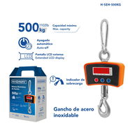 Pesa electrónica de gancho 500kg. Nuevo - Img 57386163