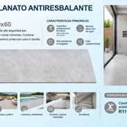 🚧 Losa de Porcelanato Antirresbalante 30x60 cm / Venta por caja de 6 losas cada una 🚧 - Img 57700911