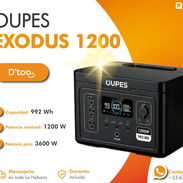 🔅Oupes Exodus-992Wh-estación de energía portátil-batería portátil-power station-energía de respaldo-para apagones🔅 - Img 57304776
