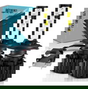Bombillos LED h4 con fan  12000 lúmenes. 80w . 18 usd - Img 47043395