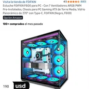 Chasis GAMING Pecera Panoramic Paneles de Vidrio Templado Moderno - Img 55625997