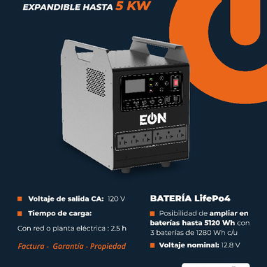 Estación de energía potatil - Generador solar - Img 123574458