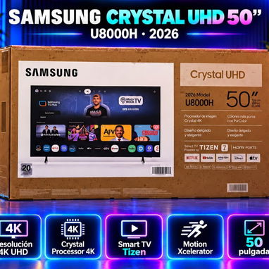 Smart TV Samsung Crystal Series 8 2026 43, 50 y 55 pulgadas - 2/3