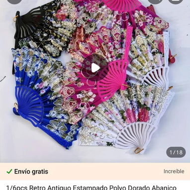 Abanicos de colores fuertes y con calidad - Img 99180764