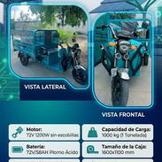 Triciclo Onebot 🛺📍 5100USD!! LEAN BIEN (sin extensor)  Garantía de la tienda por 15 días📑, listo para sacar chapa a n - Img 55781906