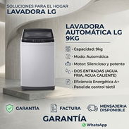 *LAVADORA AUTOMATICA LG 9KG* *DOS ENTRADAS (AGUA FRIA,AGUA CALIENTE )* *PRECIO 330 usd - Img 57847886