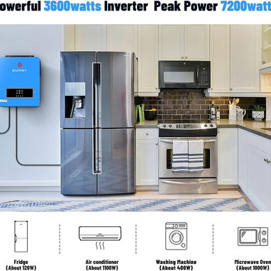 Inversor híbrido 3.6KW pico 6.2KW, ideal para su sistema solar, nuevo en su caja... 53610767 ... Mensajería disponible - 3/6