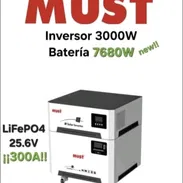 Inversor todo en uno Must de 3kw con batería de 7 kw 110 y 220 volt - Img 55079525