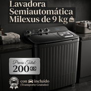 Lavadora Semiautomática Milexus de 9kg - Img 57197043