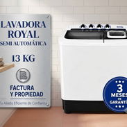 *LAVADORA SEMI AUTOMÁTICA - 13 KG ROYAL - Img 57154684