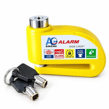 CANDADO PARA DISCO CON ALARMA 8302 - 3/4