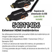 !!Extensor HDMI Inalámbrico Se utiliza para transmitir una señal HDMI vía inalámbrica sin ningún cable de por medio!! - Img 45446287
