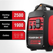 PLANTA ELÉCTRICA POWER SMART DE 2500Watt|4 TIEMPOS|GASOLINA|INVERTER|SELLADA EN CAJA + ENVÍO(LA HABANA). 5410-9151 - Img 50490654