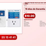 PROTECTOR DE VOLTAJE 20A 120V/ ML-VP20A-120V VPT-0230 - Img 56216349