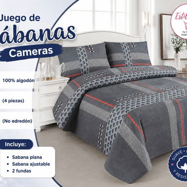 Sábanas Cameras - 4/9