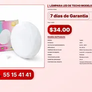 LÁMPARA LED DE TECHO MODELO DIAMANTE VPT-0164 - Img 56216056