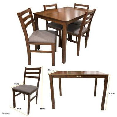 Juego de Comedor Seattle de 4 Plazas ⭐️Mensajería incluida⭐️ - 2/2
