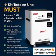 Inversor todo en uno must 6 con 15,laisla 💯 - Img 57969238