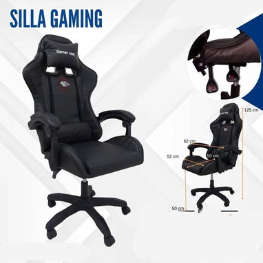 🎮Sillas gaming con efectos de luces/ Sillas Gaming de colores/ Sillas de oficina 🎮/ 📱52525610 - Img 116374375