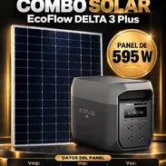 Combo de panel de 595w con Eko flow delta 3 plus - Img 57783562