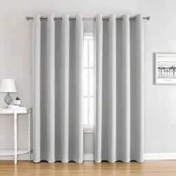 Cortinas Blackout 100% poliester, cubren completamente la luz solar, TH - 3/8