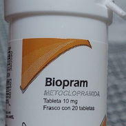 Metoclopramida, Biopram, frasco con 20 tabletas de 10 mg - Img 48300263