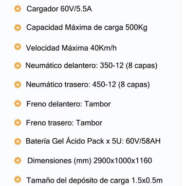 Triciclo Eléctrico Nipón SE - Img 122773832