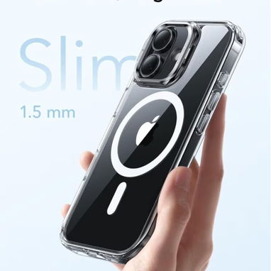 🍀Funda para iPhone 17 con Soporte Integrado y MagSafe – Clear🍀 - Img 123544833