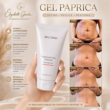 GEL BÁLSAMO DE PAPRIKA 150ml🌶️🌶️ Reduce flacidez, celulitis y estrías, tonifica la piel🌶️🌶️ - 3/3