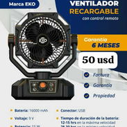 Ventilador recargable - Img 53913334