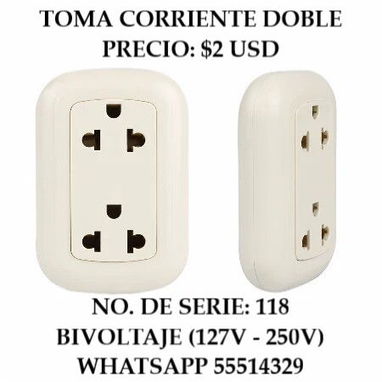 EXTENSIONES, REGLETAS, PROTECTORES DE VOLTAJE, TOMA CORRIENTES Y MUCHO MÁS, NO DUDE EN CONTACTARNOS - Img 122025511